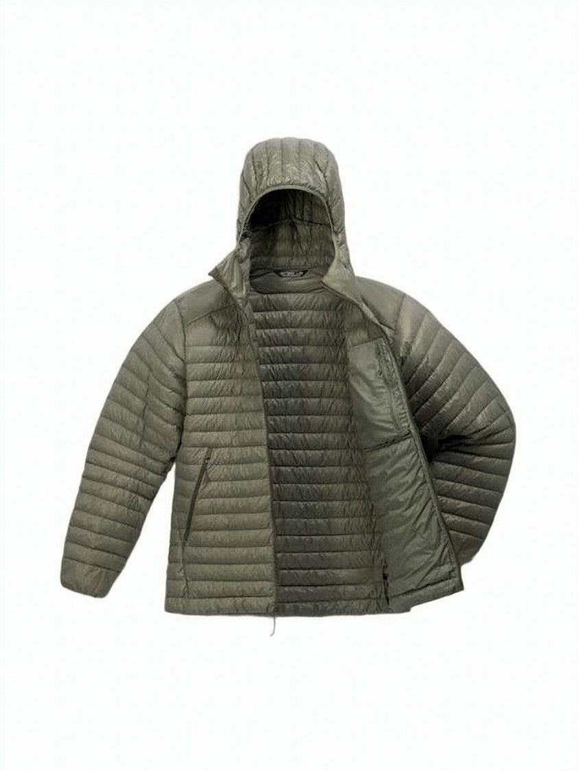 A.P.C. Quilted Hooded Jacket With Matte Finish And Insulation