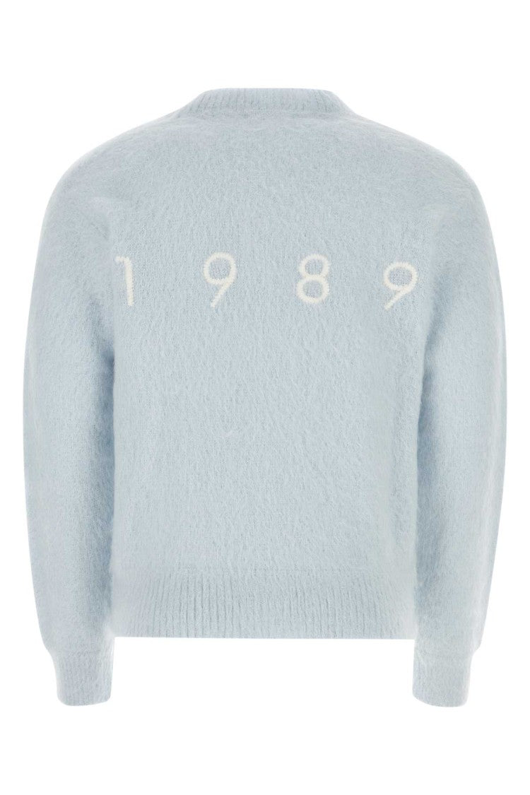1989 Studio Pastel Light Blue Mohair Blend Cardigan