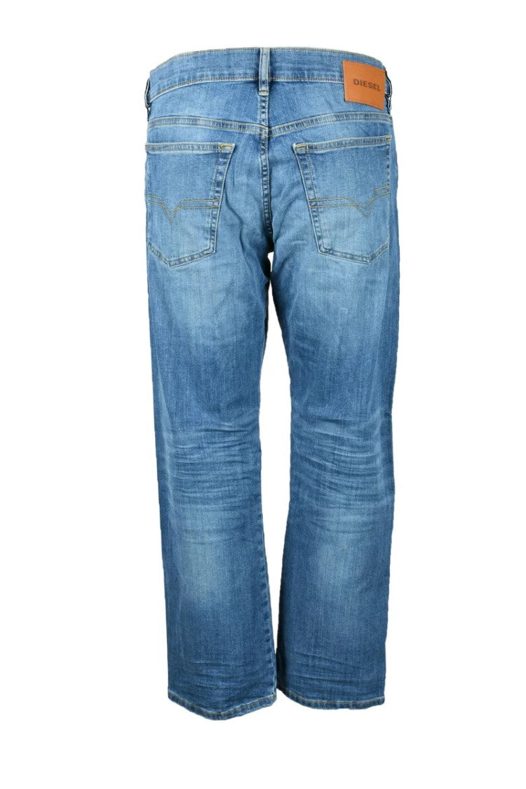 Diesel Blue Distressed Denim Shorts