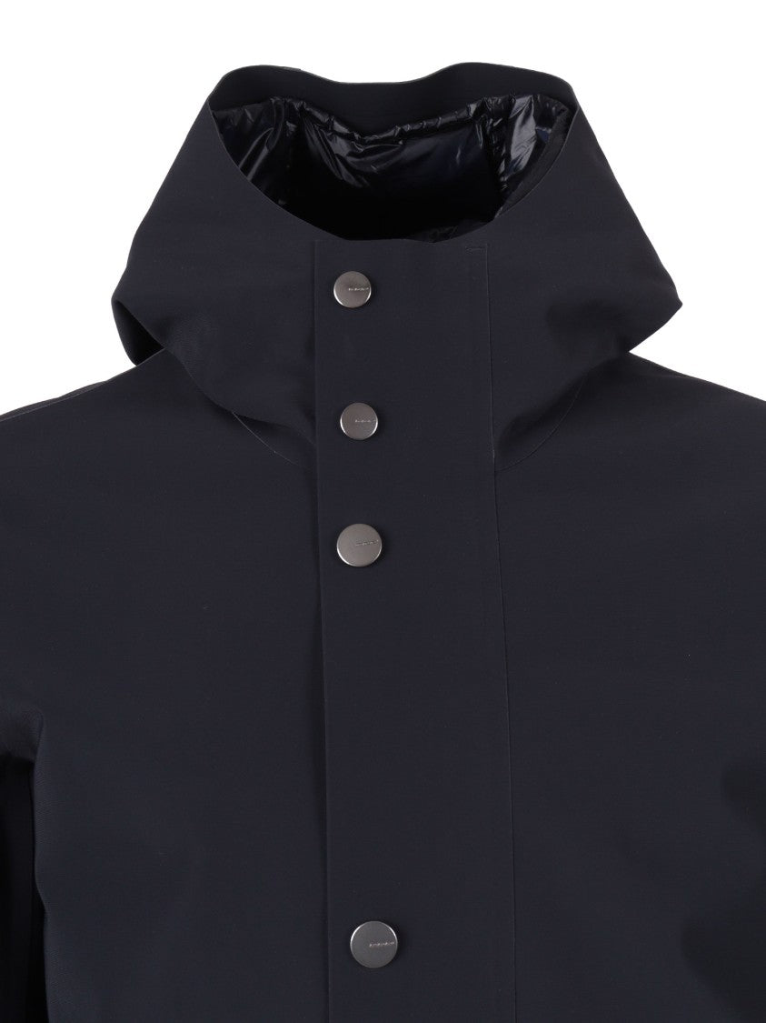 Rrd Floating Parka With Structured Silhouette And Hood