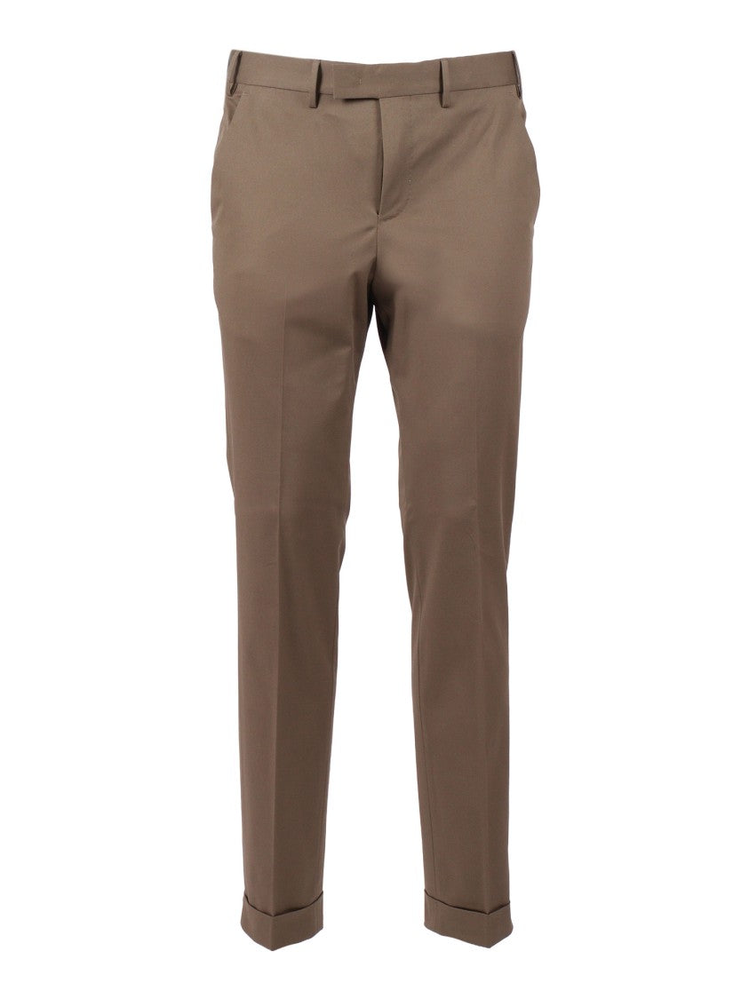 Pt01 Master Flat Front Straight-Leg Pants