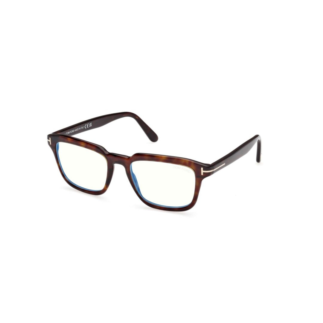 Tom Ford Ft6032-B Tortoiseshell Pattern Rectangular Frame Eyeglasses