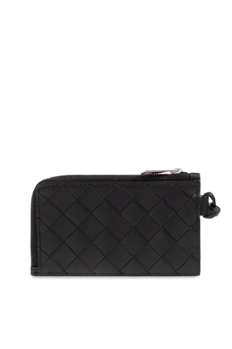 Bottega Veneta Woven Leather Card Wallet
