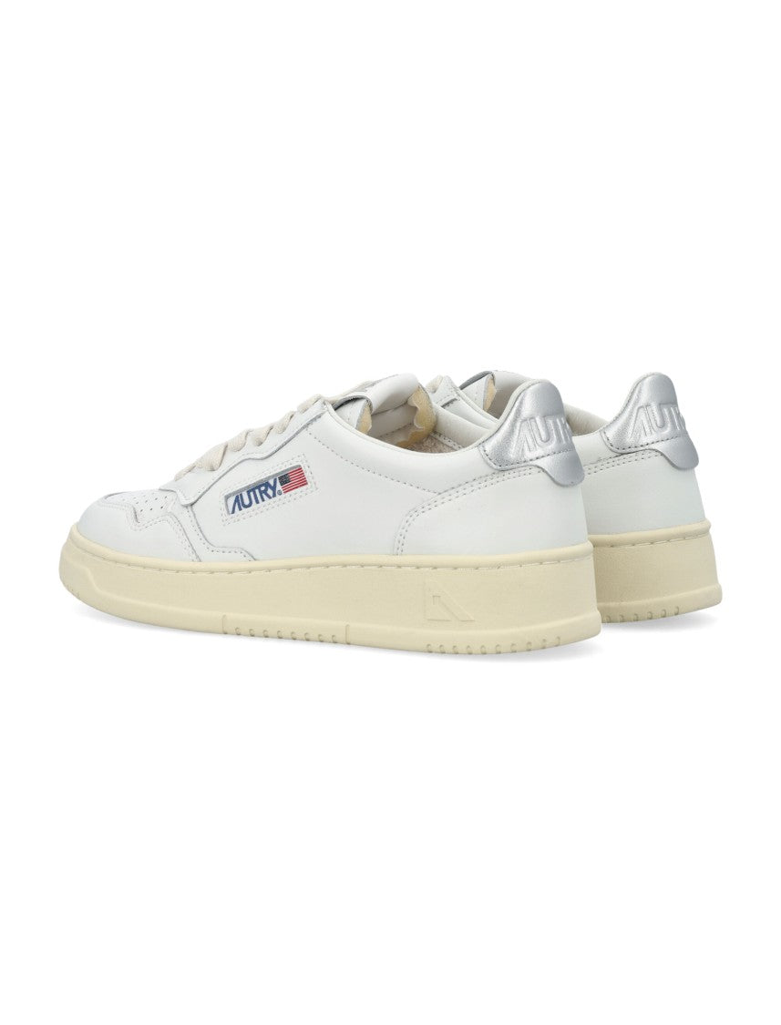 Autry Medalist Low Sneakers With Perforated Panels And Logo Accents