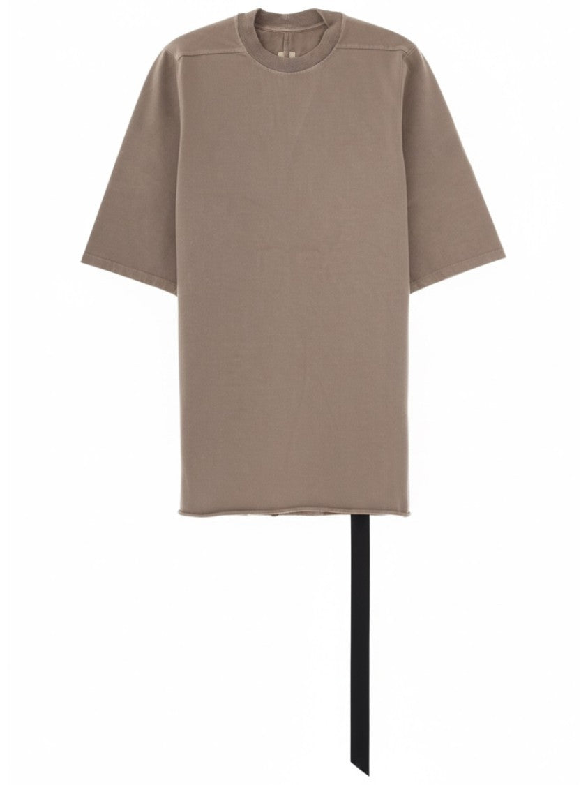 Drkshdw By Rick Owens Neutrals Jumbo Ss Hanging Strap T-Shirt