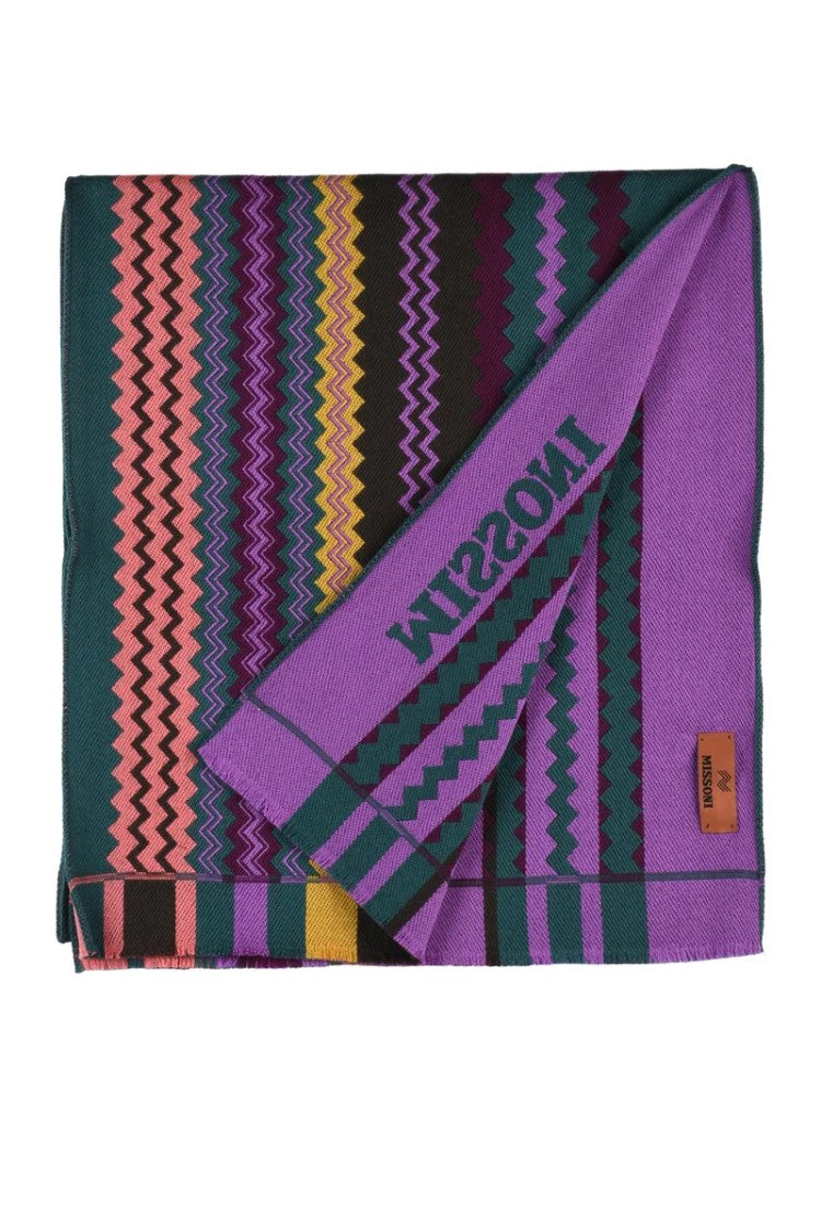 Missoni Green Wool Scarf