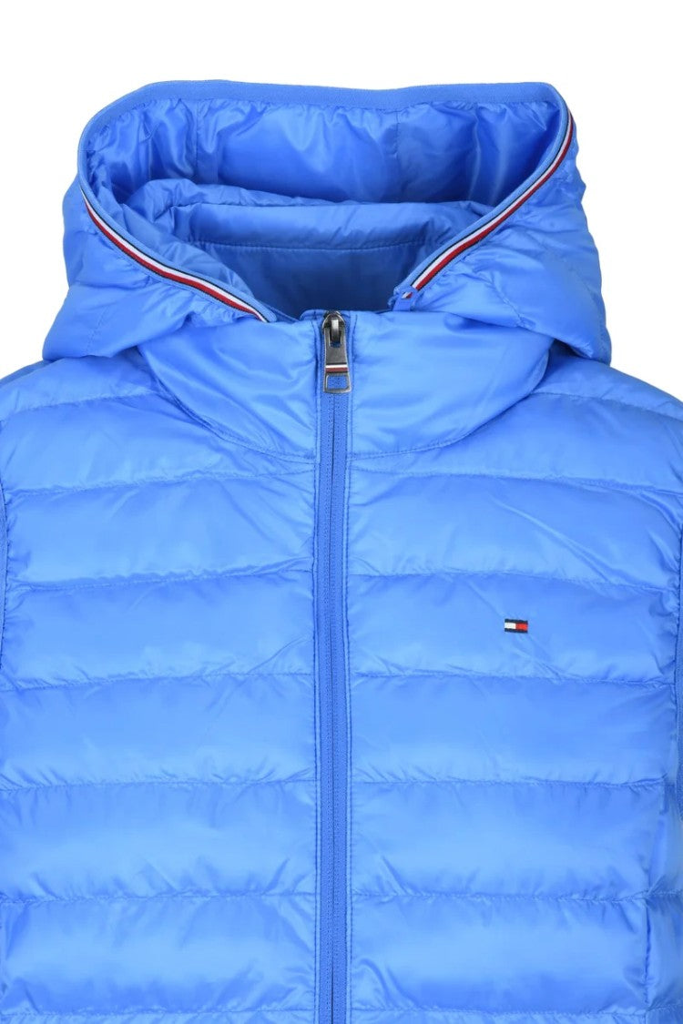 Tommy Hilfiger Light Blue Padded Polyester Women Gilet