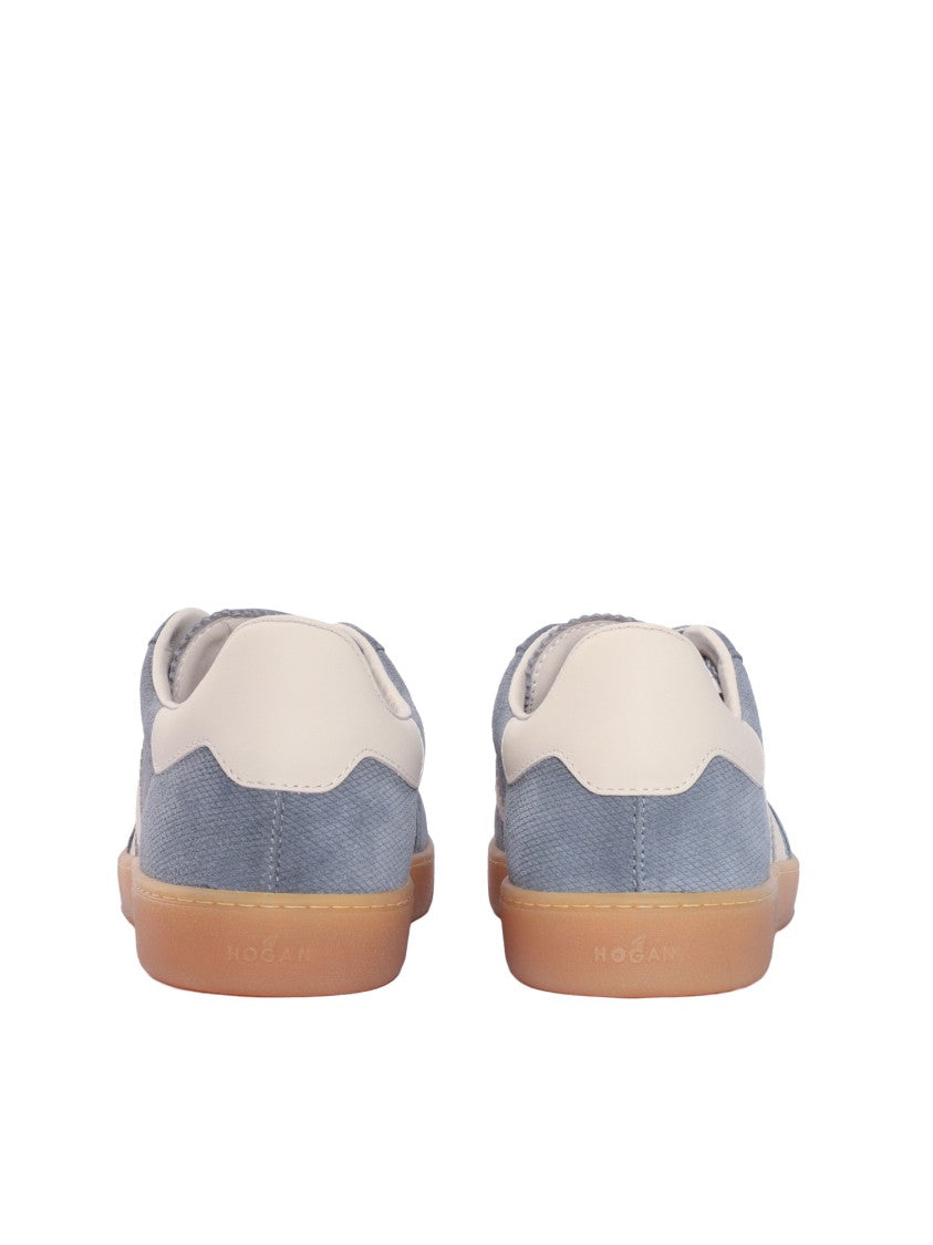 Hogan Cool Suede Contrast Logo Sneakers
