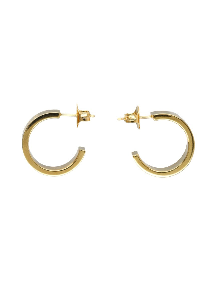 Mm6 By Maison Margiela Numeric Minimal Signature Hoop Earrings