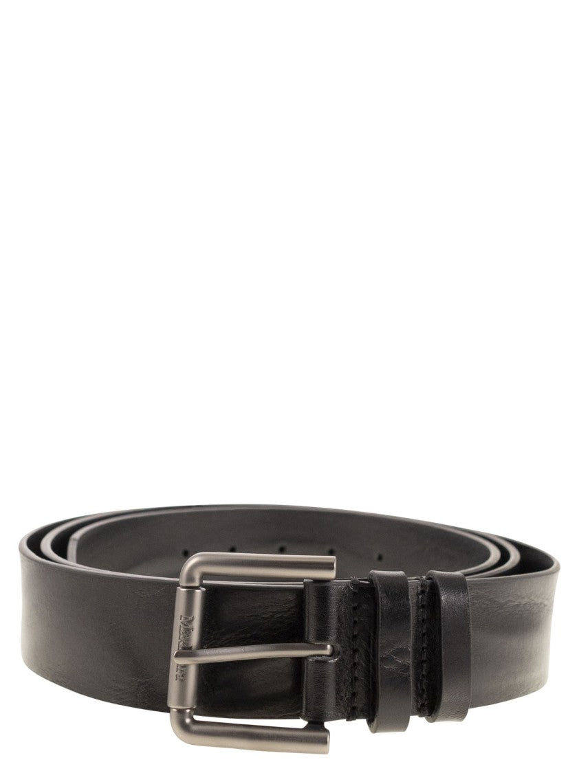 Max Mara Buckle40xlong - Long Leather Belt