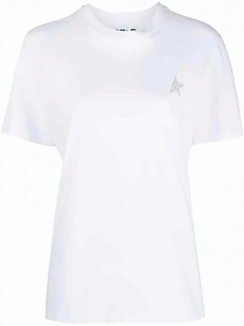 Golden Goose Classic Short-Sleeved T-Shirt With Star Embellishment