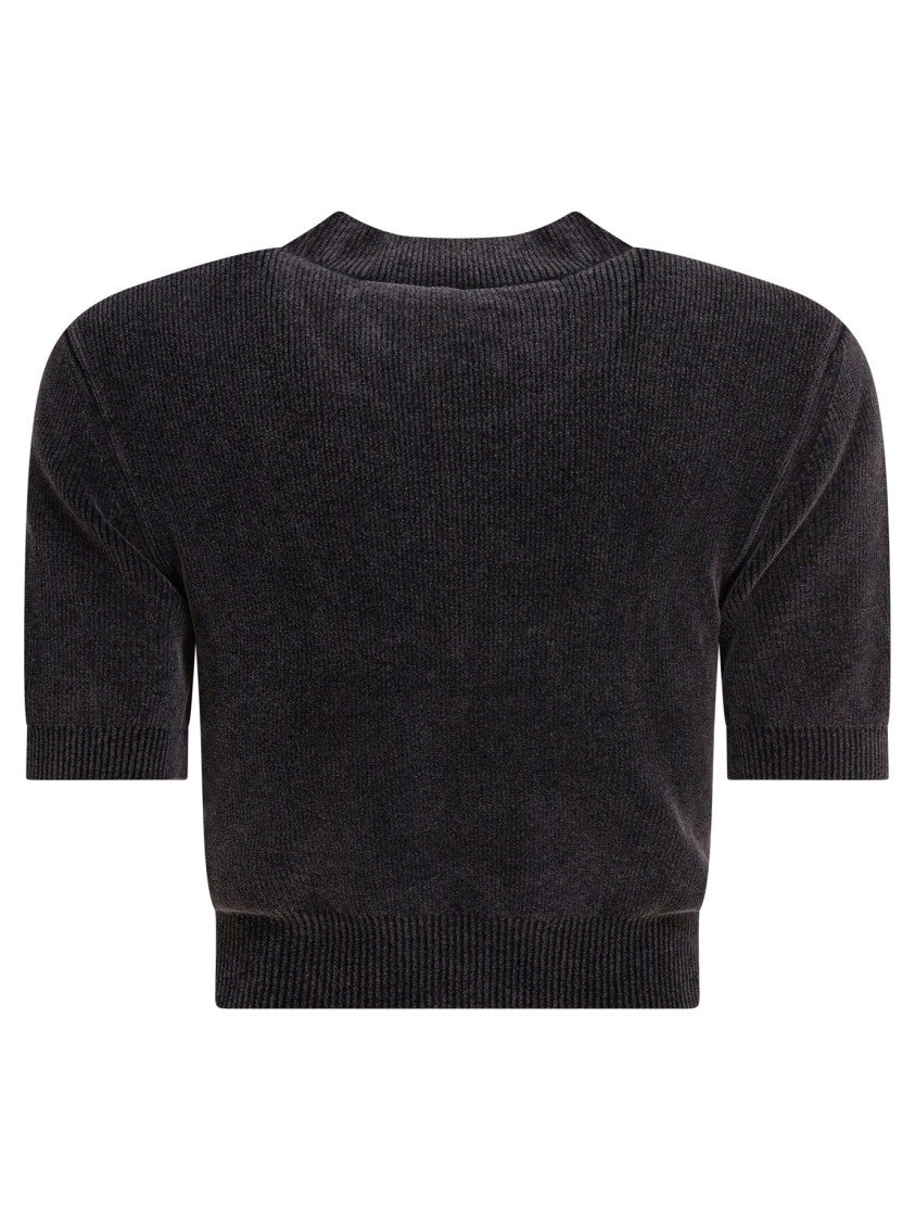 Alexander Wang Cropped Crew Neck T-Shirt