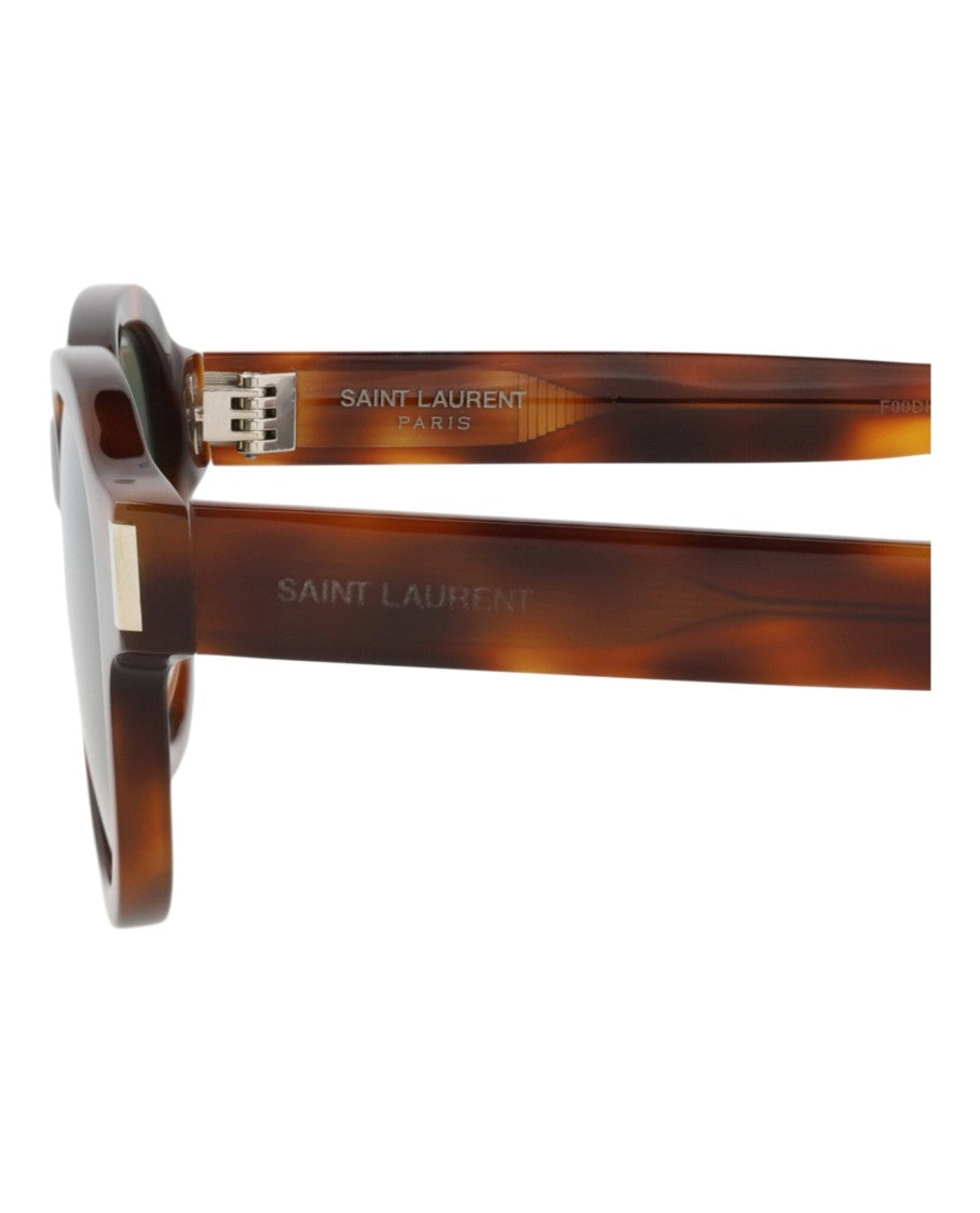 Saint Laurent Round-Frame Acetate Sunglasses