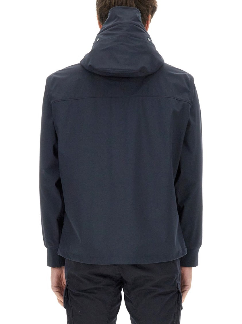 C.P. Company Black Zip-Up Outerwear Jacket