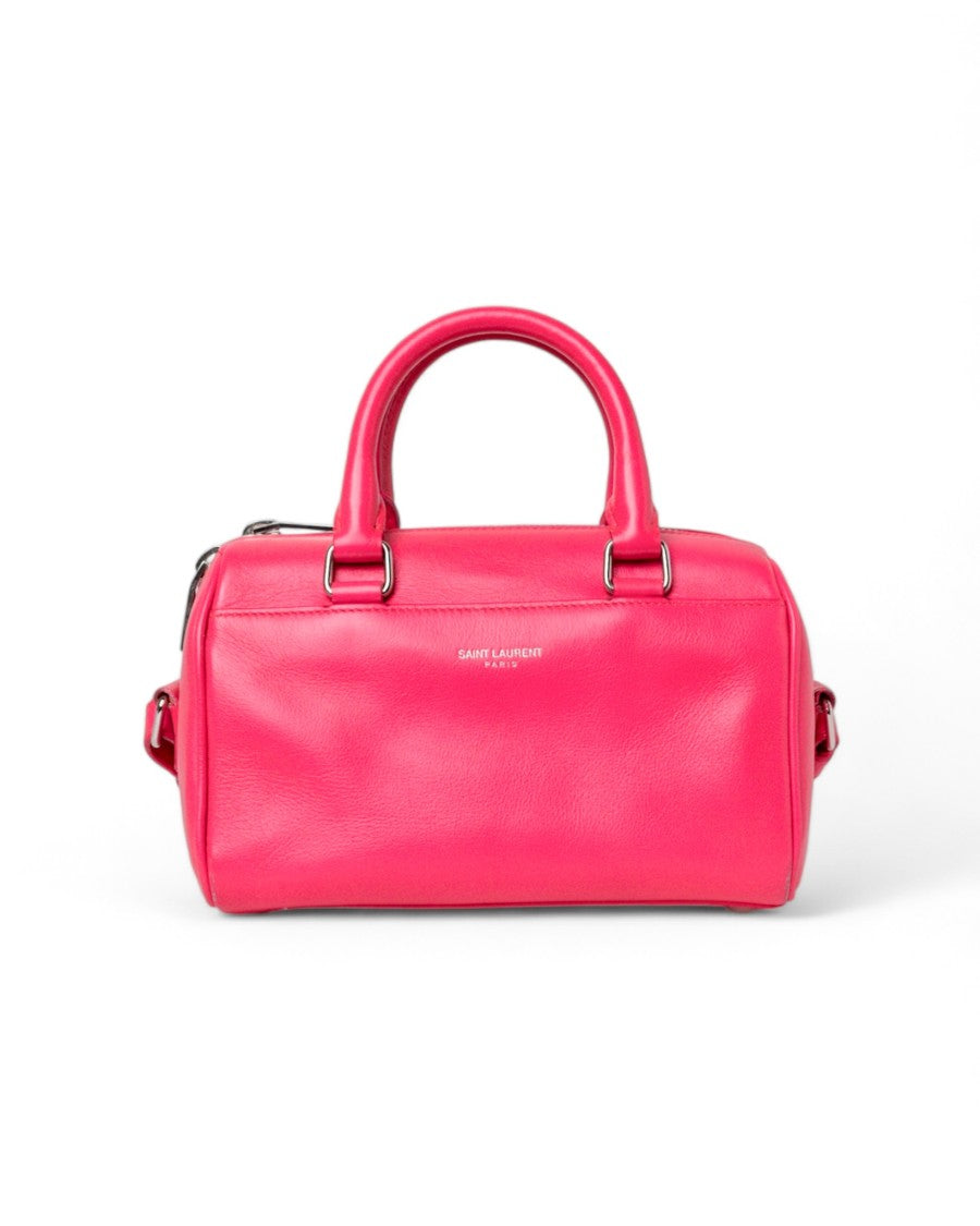 Saint Laurent Classic Duffle Fuchsia Leather