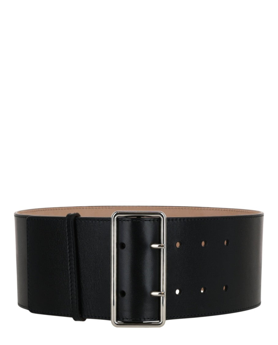 Alexander Mcqueen Wide Ecolux Military Belt