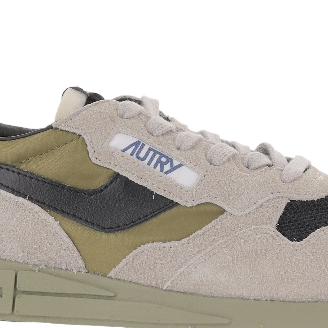 Autry Leather Nylon Mesh Running Sneakers