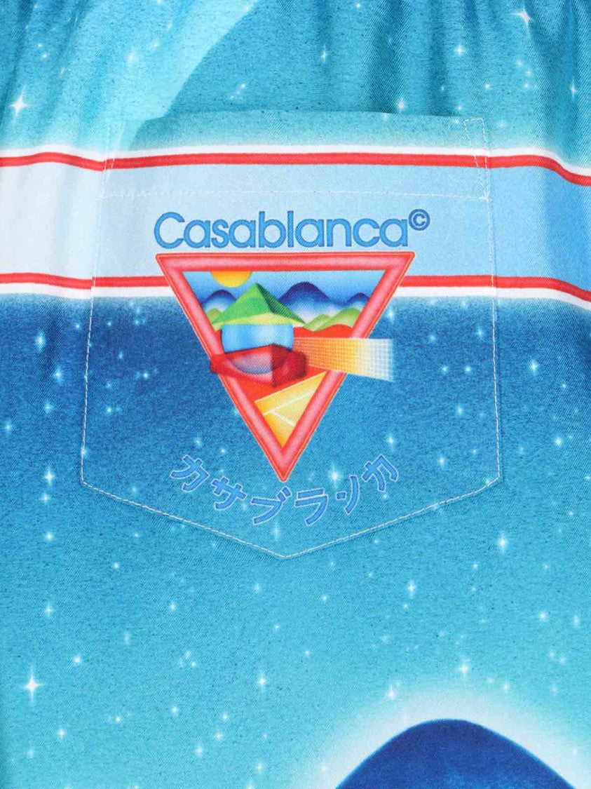 Casablanca "Galaxy Court" Shorts – Multicolor