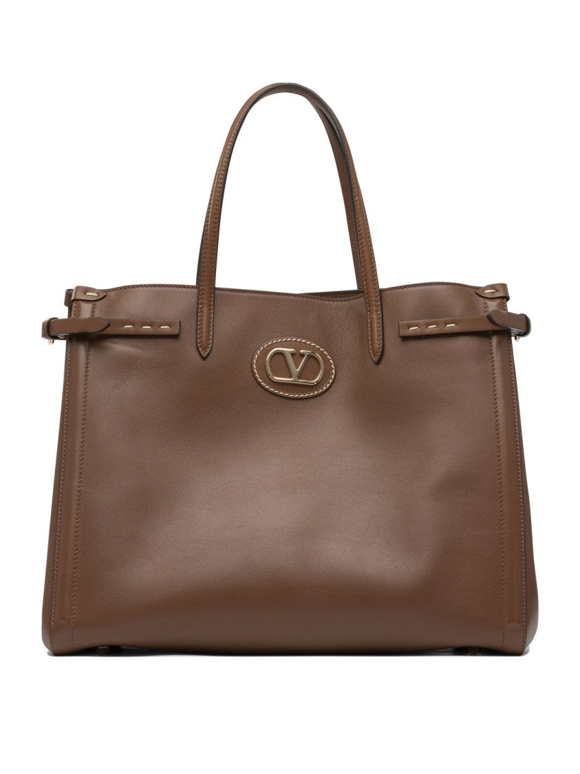 Valentino Garavani Structured Smooth Leather Handbag