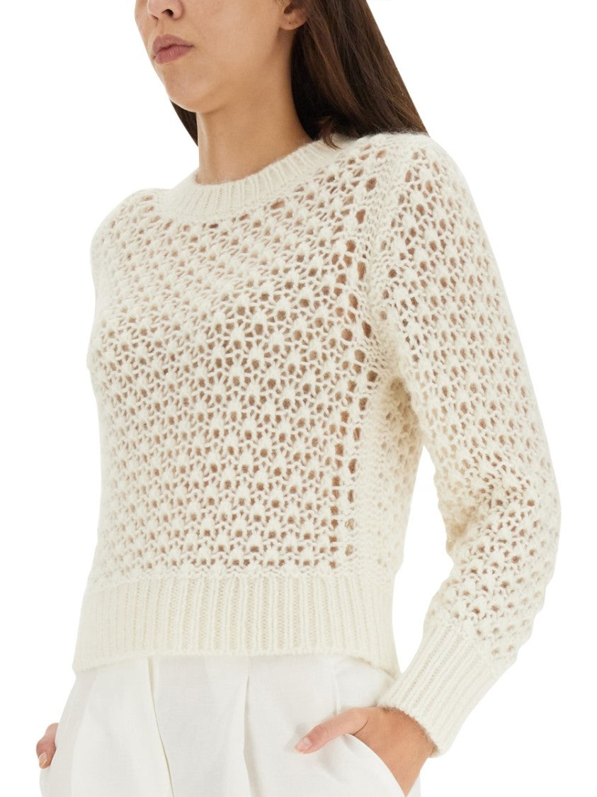 Fabiana Filippi Perforated Mesh Sweater