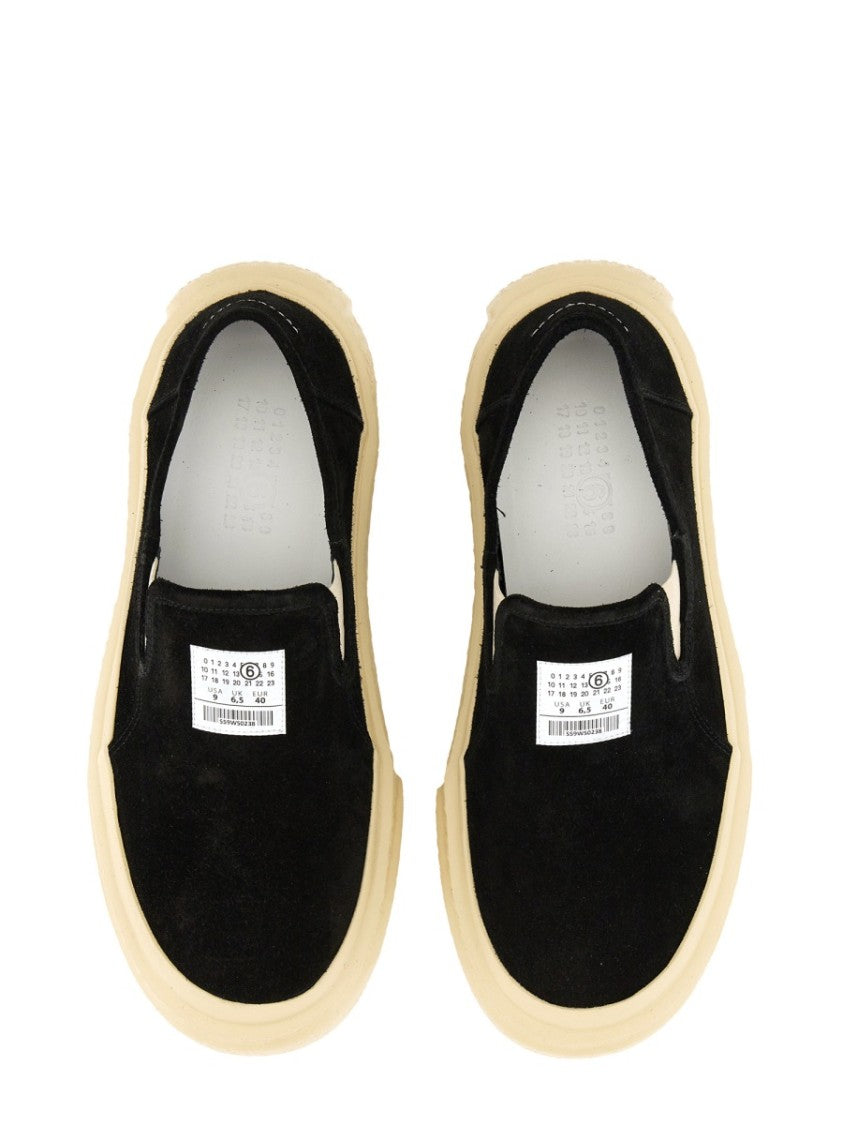 Mm6 By Maison Margiela Leather Sneakers