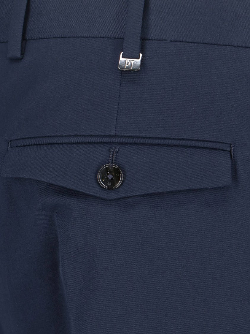 Pt Torino Tailored Trousers With Straight Leg Cut