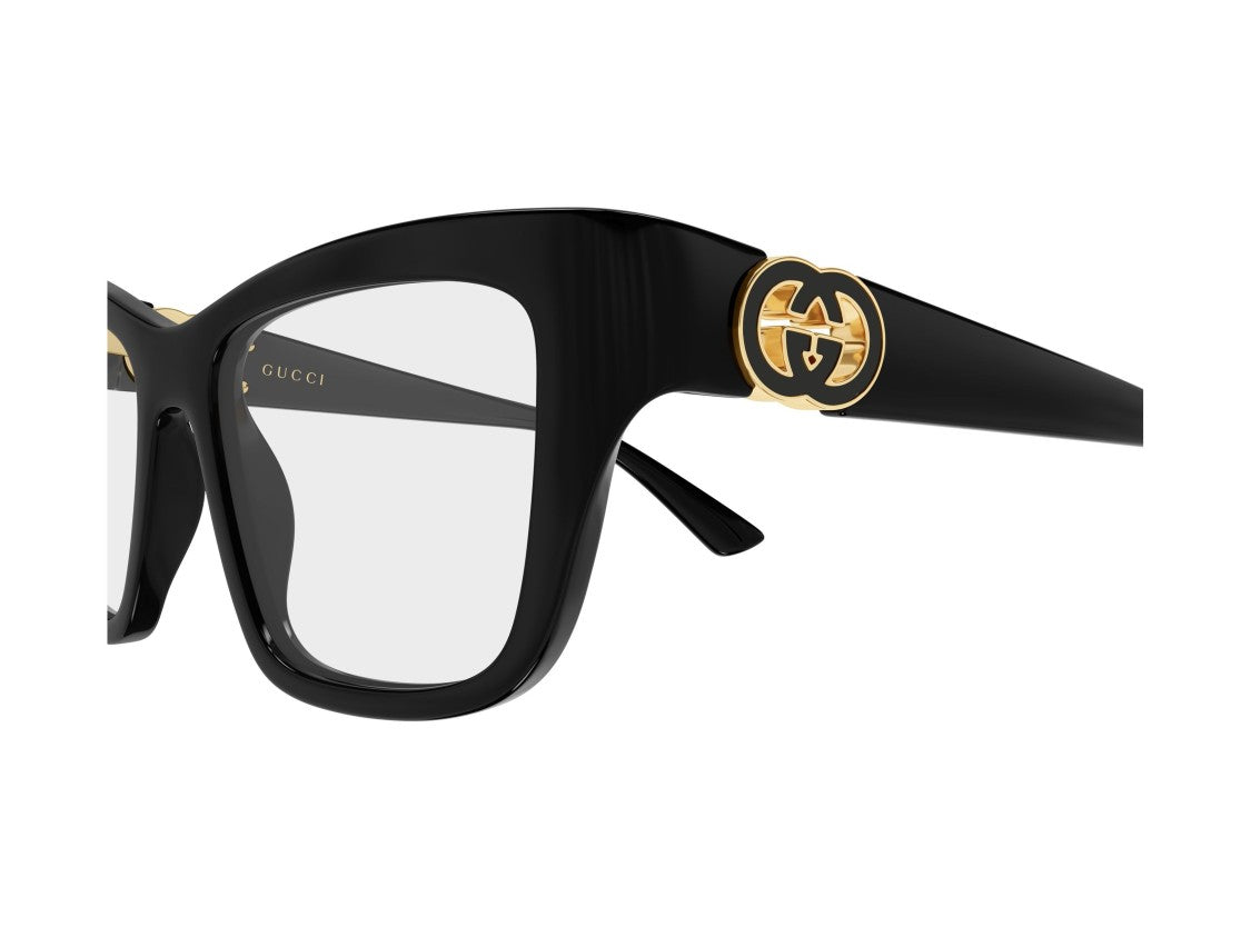 Gucci Gold Gg2124o Square Eyeglasses
