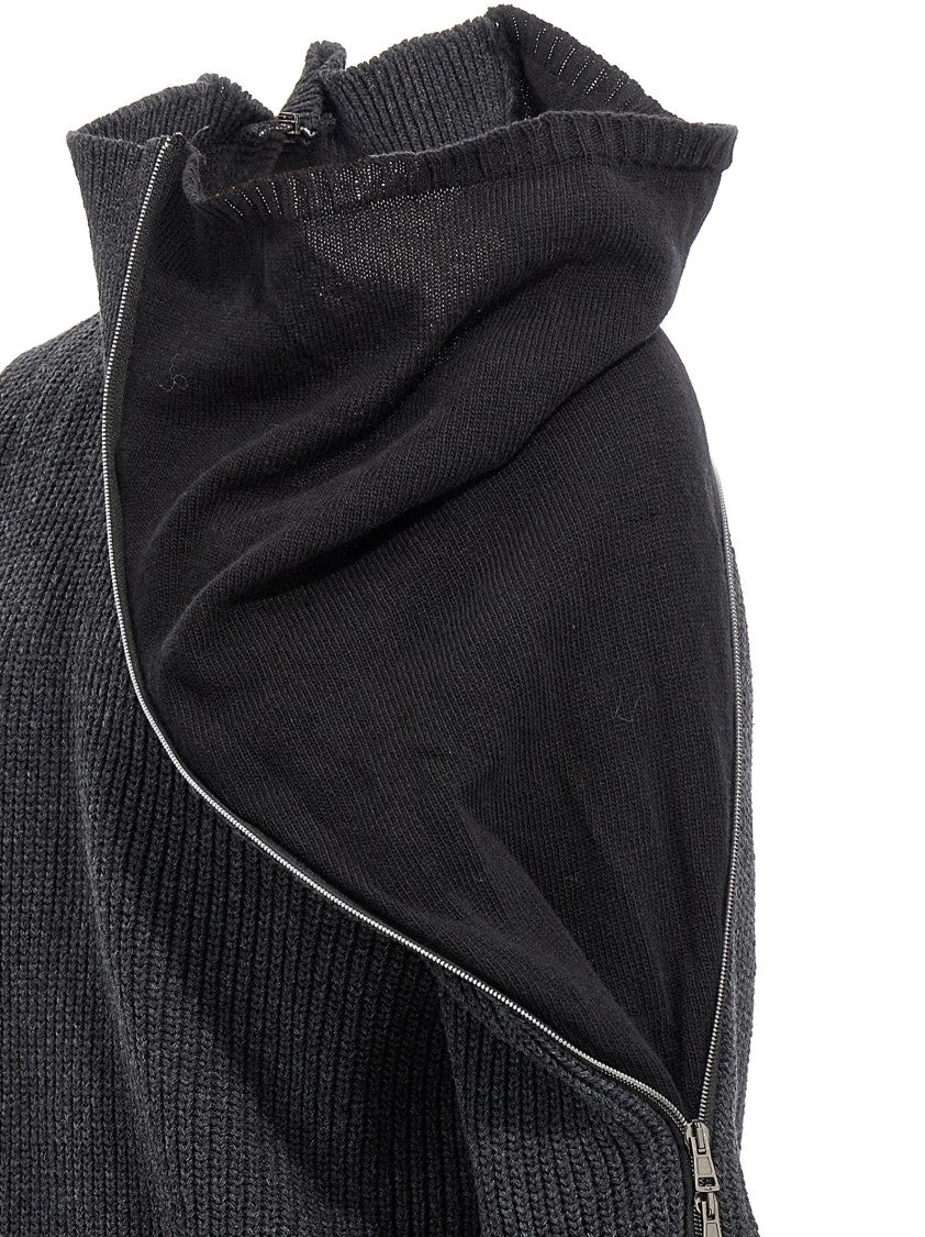 Y/Project Zip Insert High Neck' Sweater