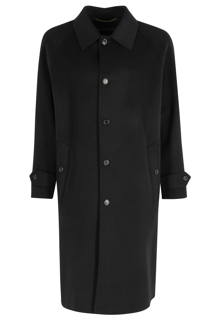 Department Five Single-Breasted Wool Coat With Shirt Collar