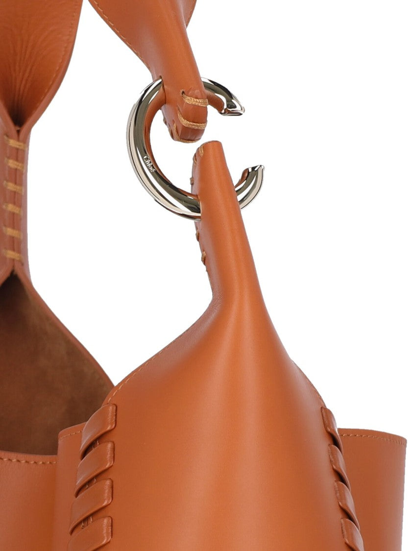 Chloé Logo Shoulder Bag – Brown