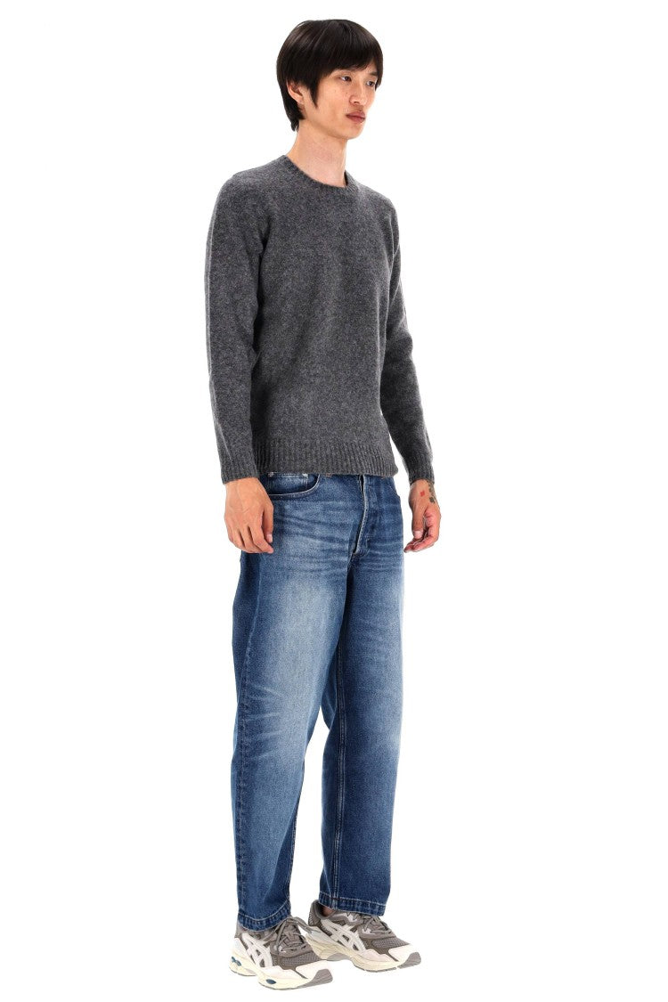 Drumohr Brushed Wool Crewneck Sweater