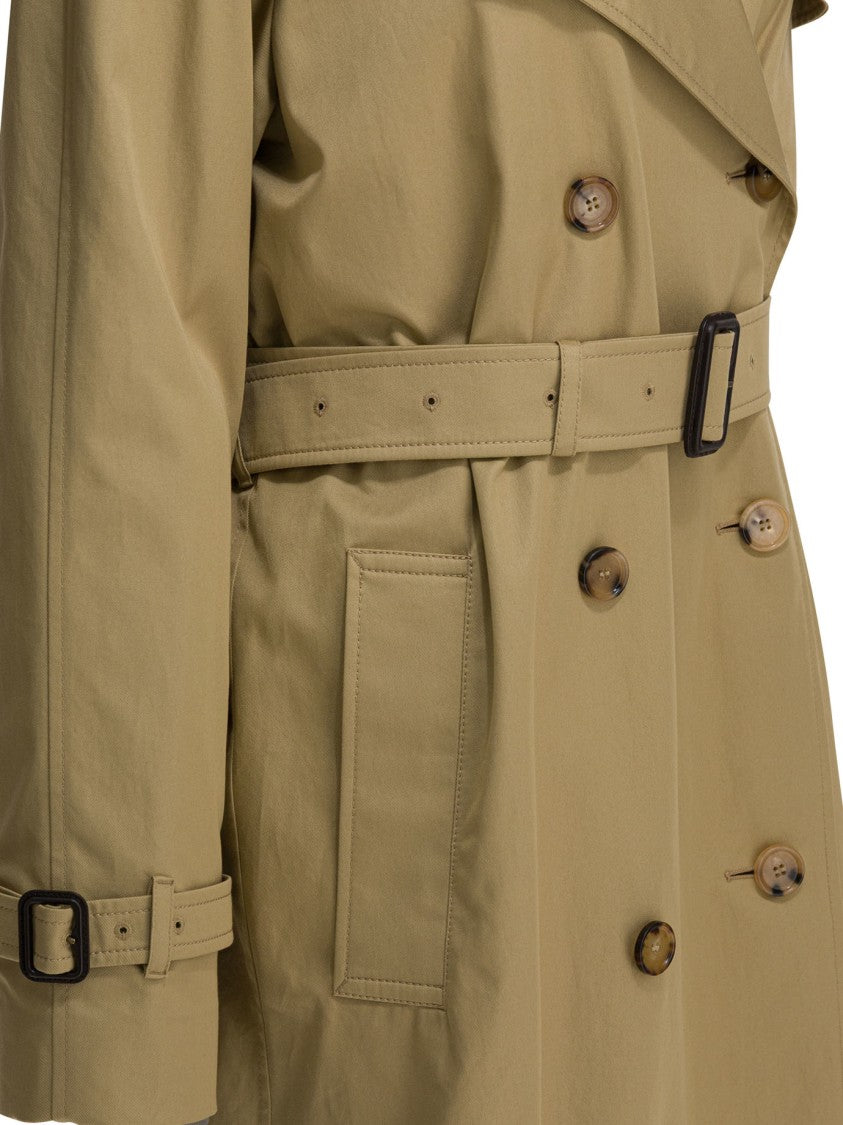 Burberry "Castleford" Cotton Trench Coat