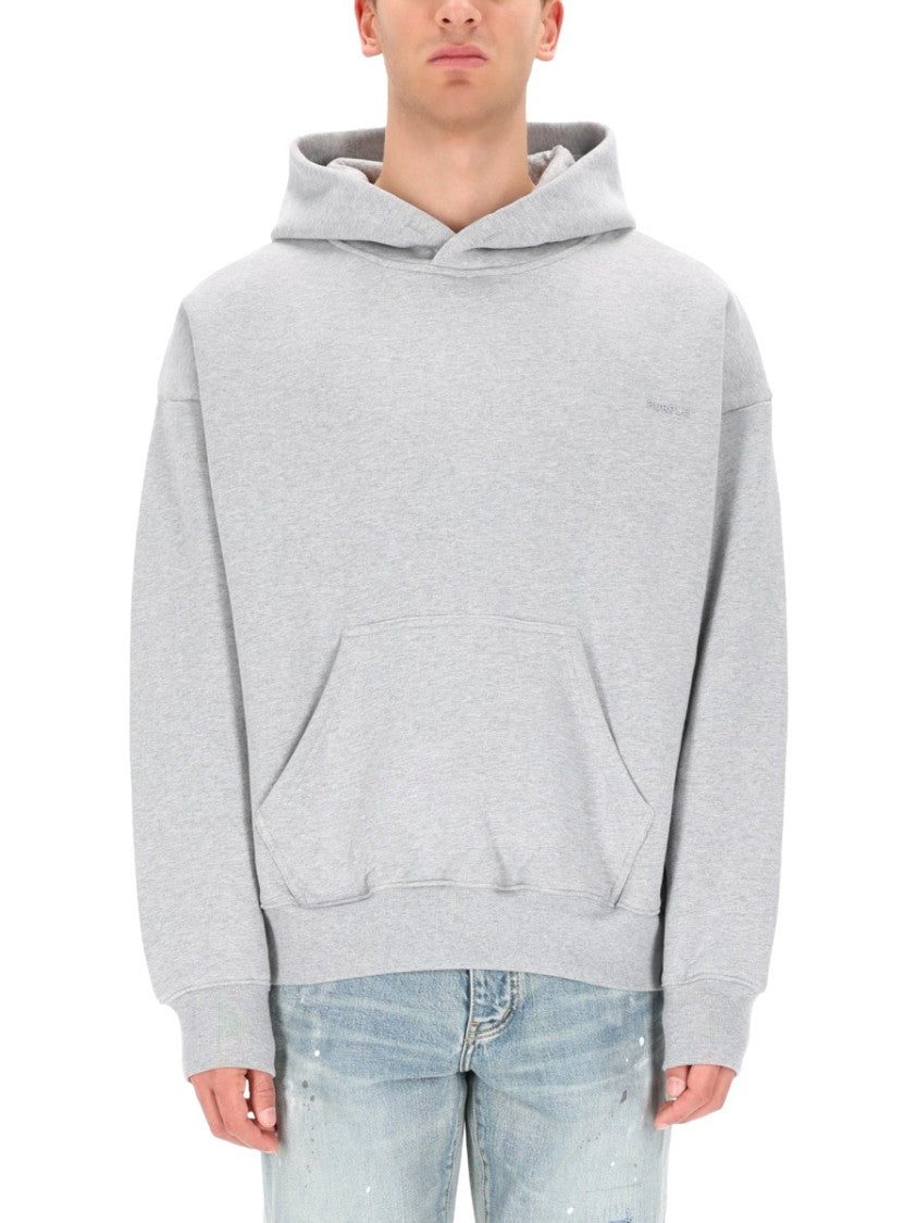 Purple Brand Neutrals Basic Oversized Kangaroo Pocket Hoodie