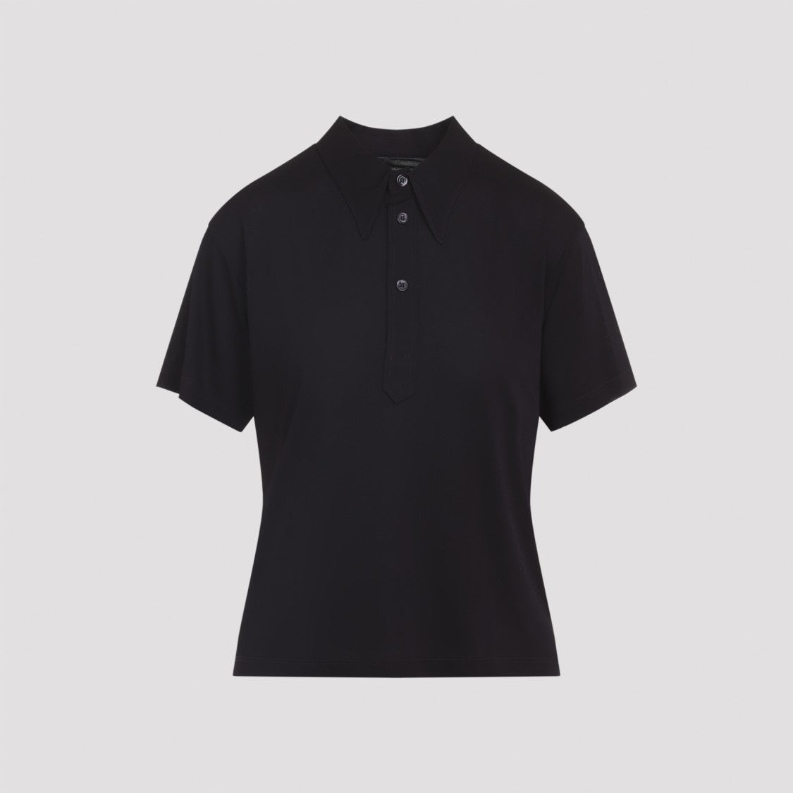 Maison Margiela Short-Sleeved Polo With Classic Collar