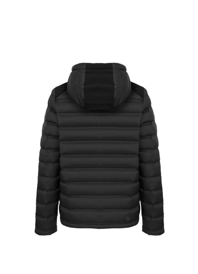 Colmar Black Quilted Hooded Down Jacket