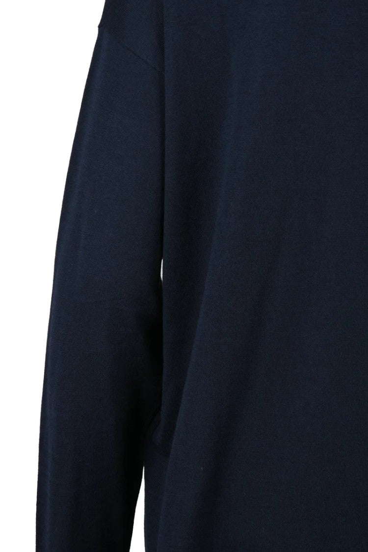 Max Mara Silk Cotton Knit - Navy Blue