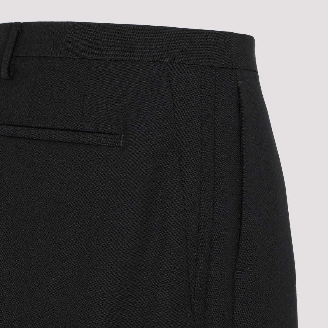Lanvin Black Wool Old Cigarette Pants
