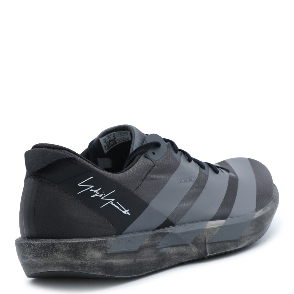 Y-3 Low-Profile Sneakers With Distressed Sole And Signature Detailing