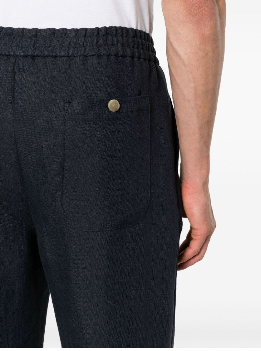 Etro Relaxed-Fit Black Jogger Trousers