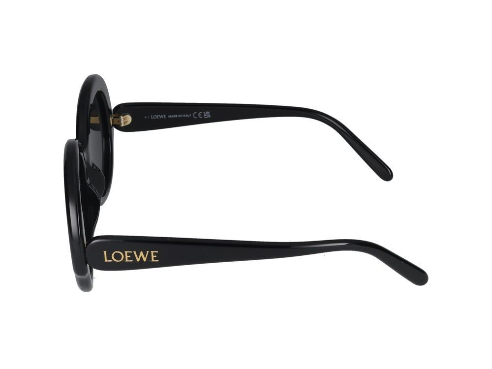 Loewe Black Rectangular Frame Sunglasses