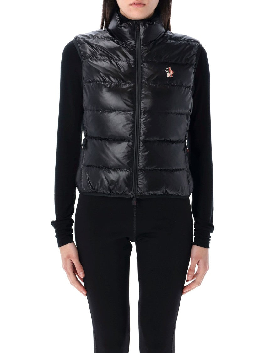 Moncler Padded Zip-Up Jersey Gilet