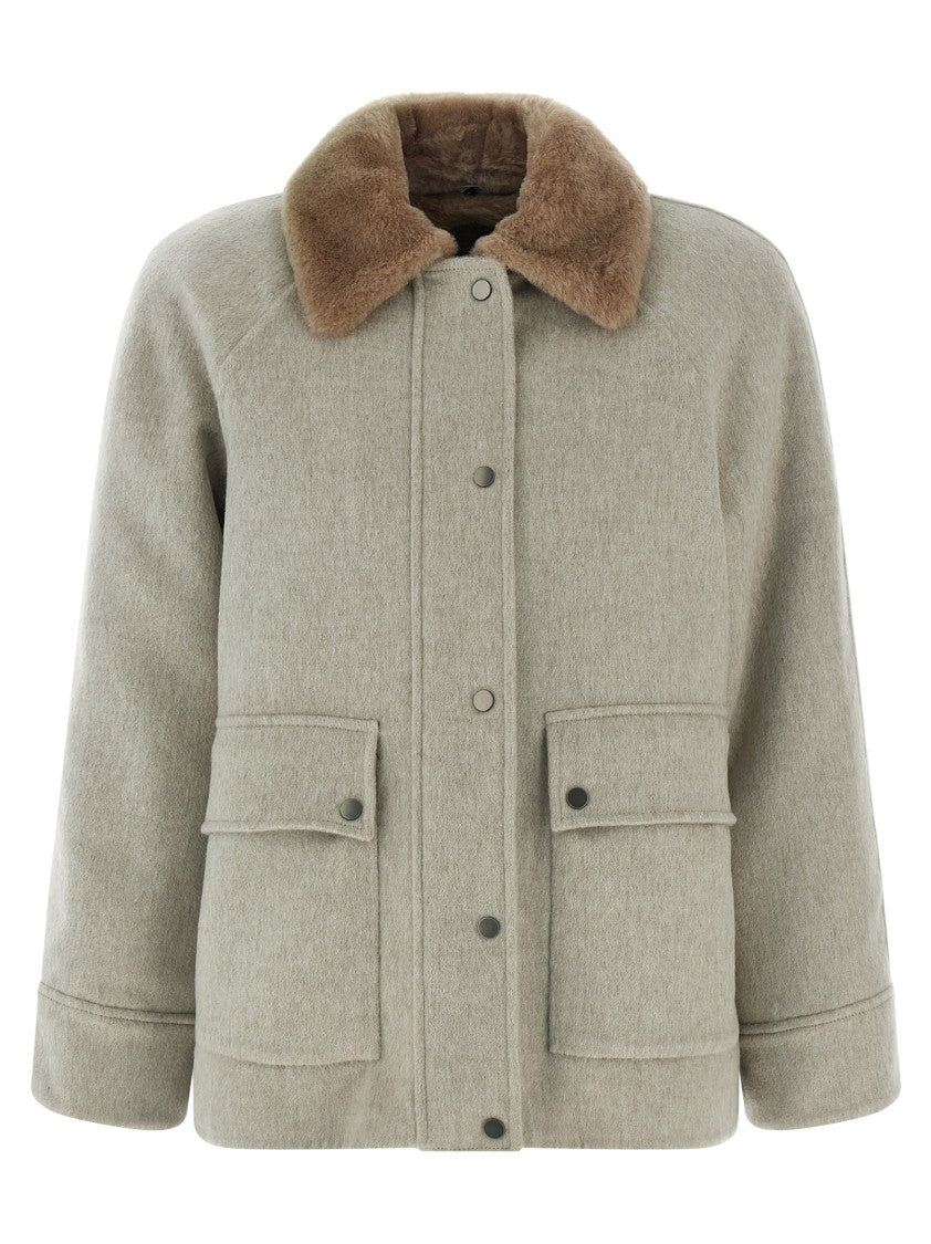 Brunello Cucinelli Sheepskin Insert Jacket