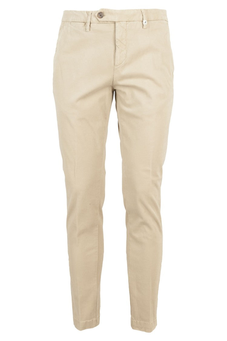 Myths Slim-Fit Sand Beige Chino Pants