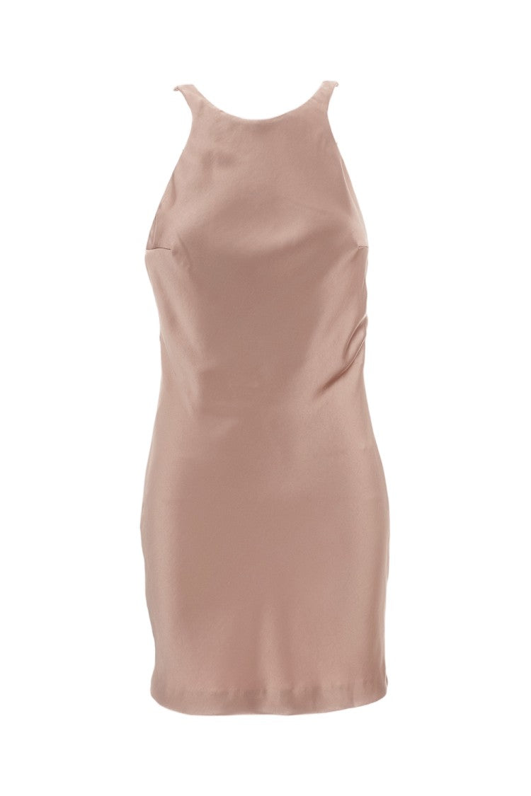 The Andamane Fluid Blush Pink Sleeveless Mini Dress