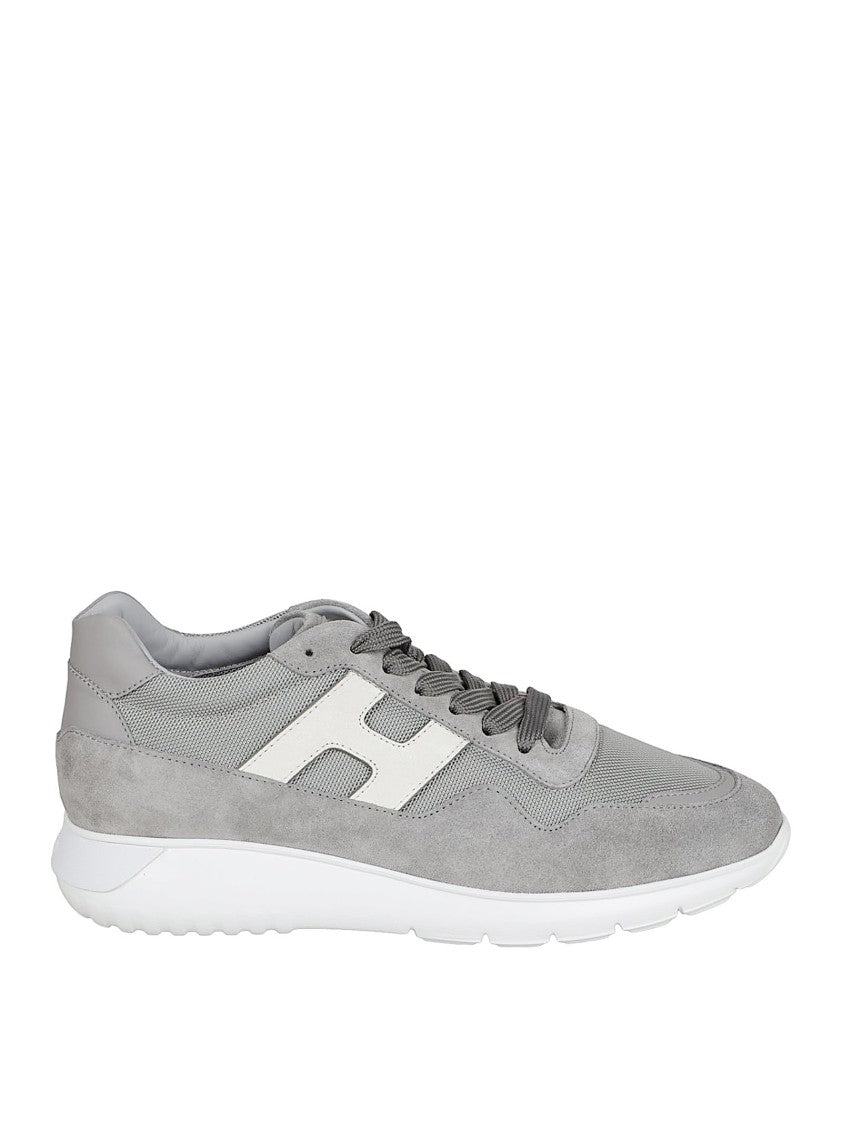 Hogan Suede And Technical Fabric Sneakers