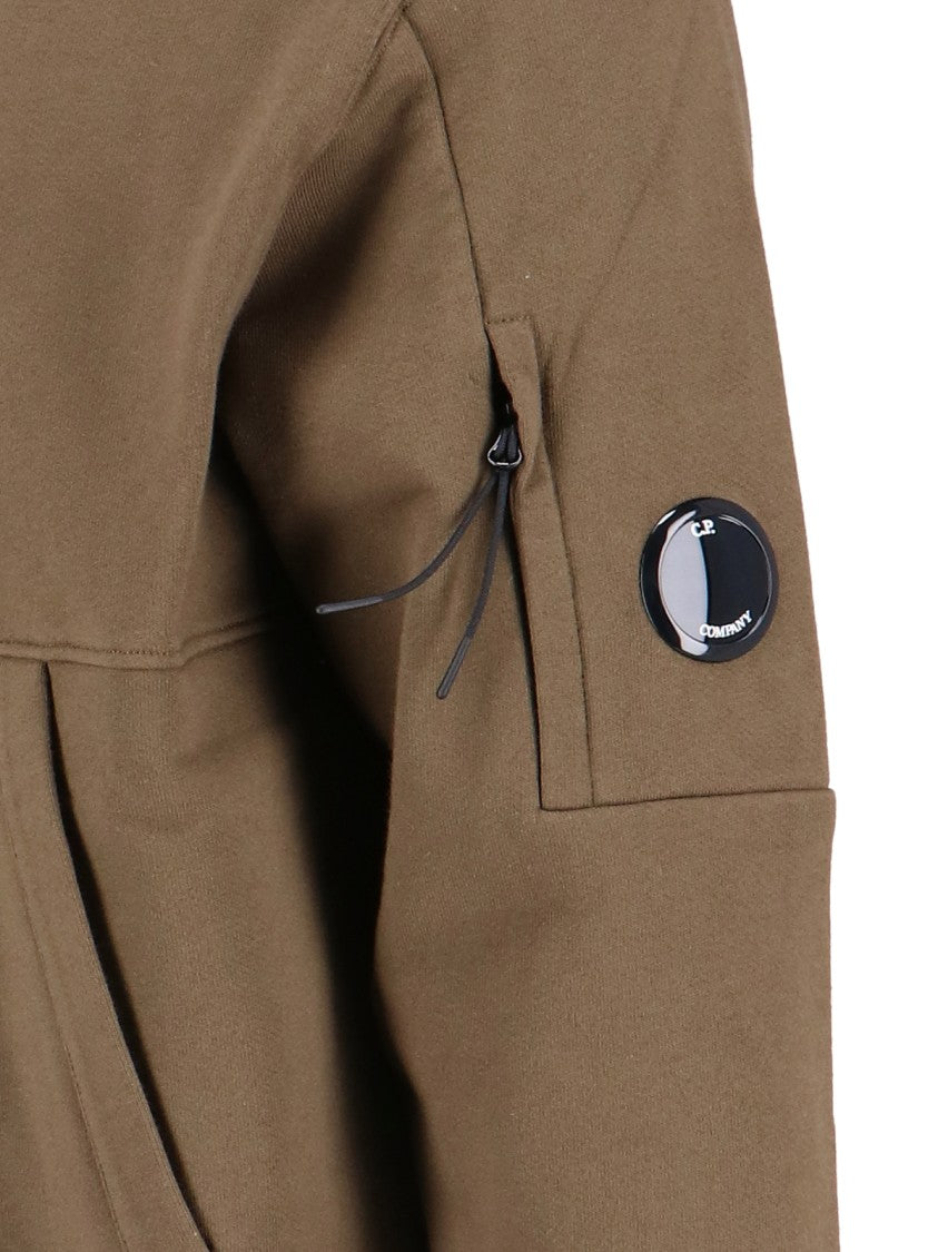 C.P. Company Logo Hoodie – Green