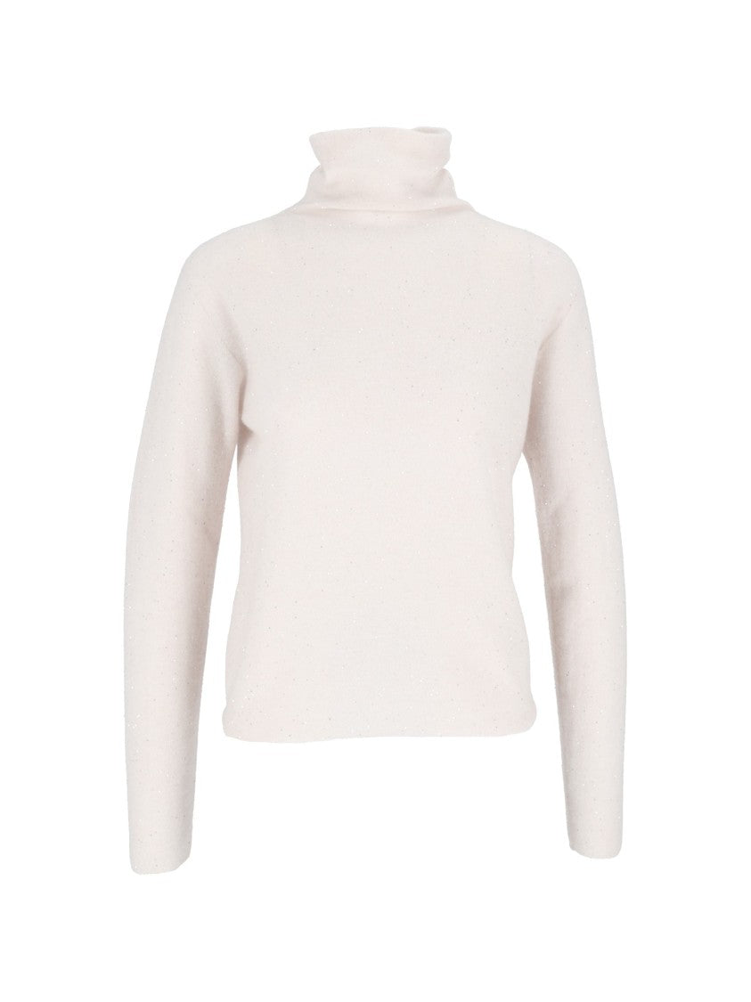 Antonelli Firenze Soft Folded Collar Long-Sleeve Turtleneck Sweater