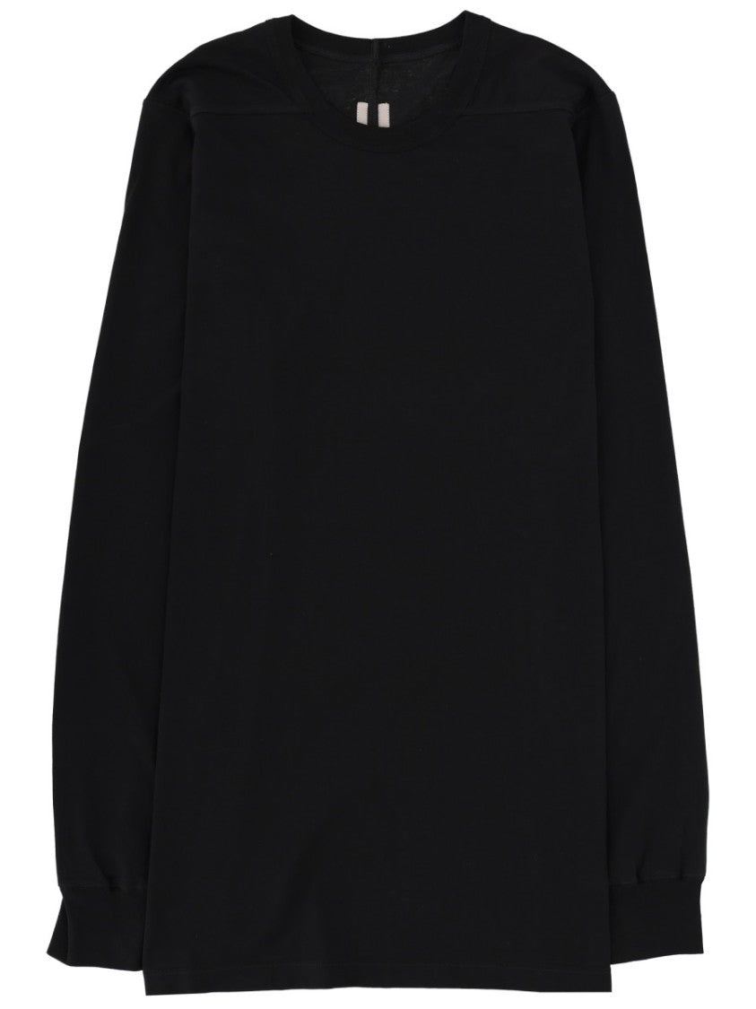 Rick Owens Level Ls Cotton Seam Detail T-Shirt