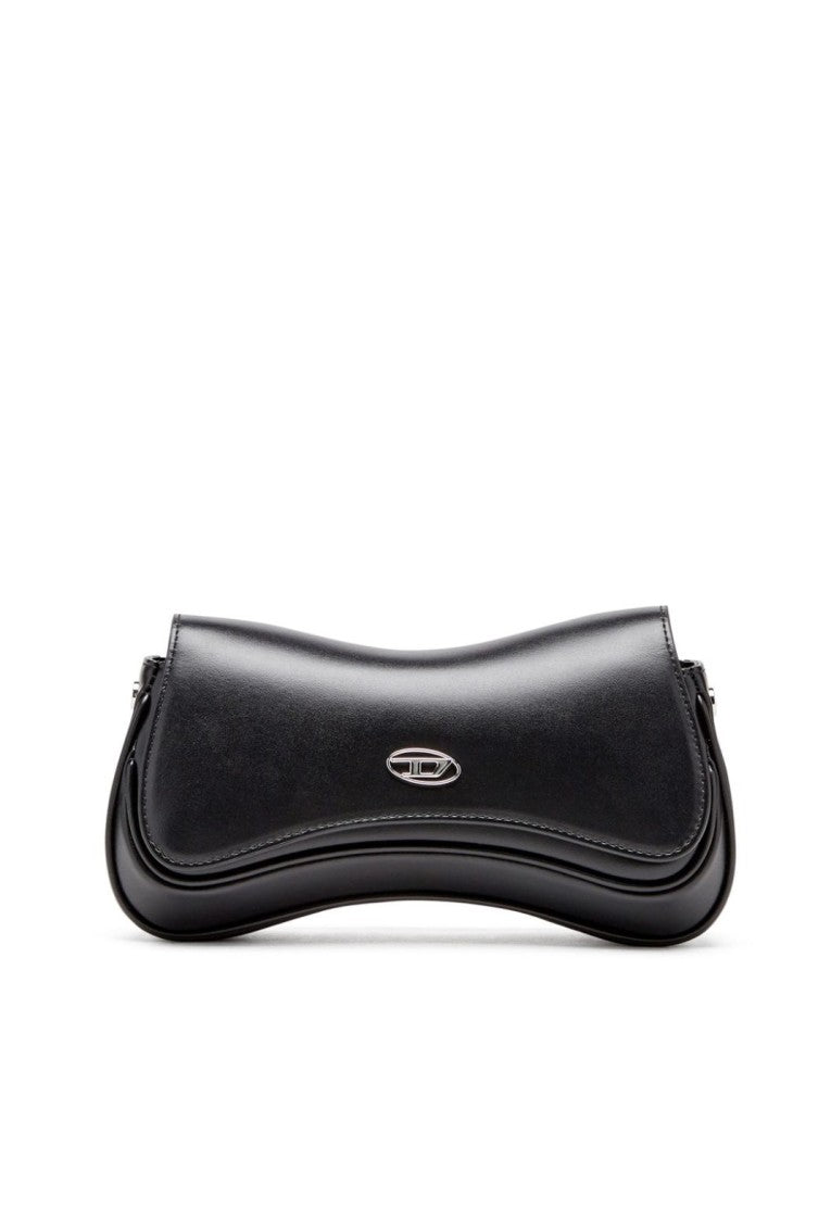 Diesel Curved Silhouette Clutch With Adjustable Strap