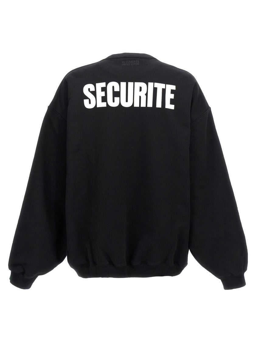 Vetements 'Polizei/Securite' Sweatshirt